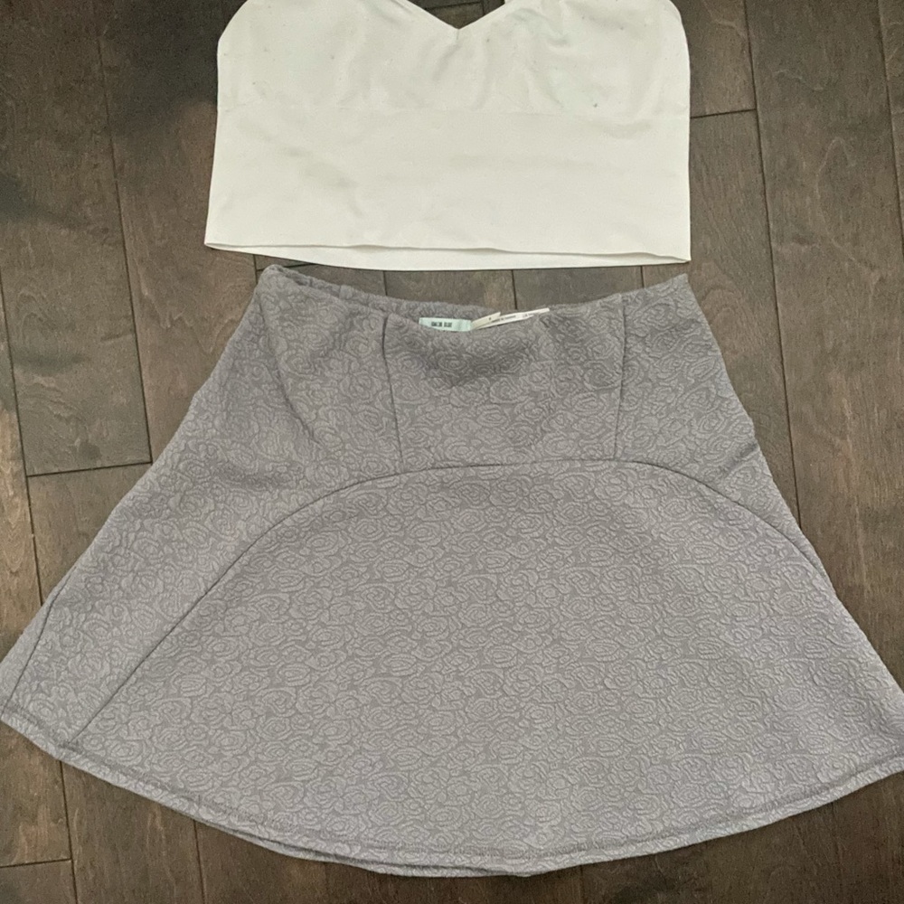 Beautiful detailed lavender skirt